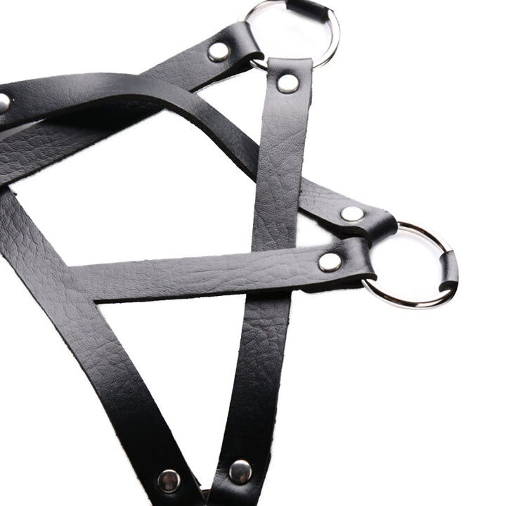 Leather Pentagram Harness