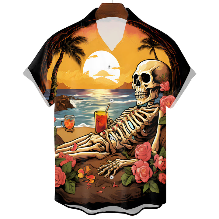 Hawaiian Skull T-Shirt