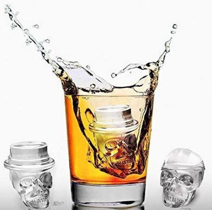 Fancy Skulls Ice Cubes