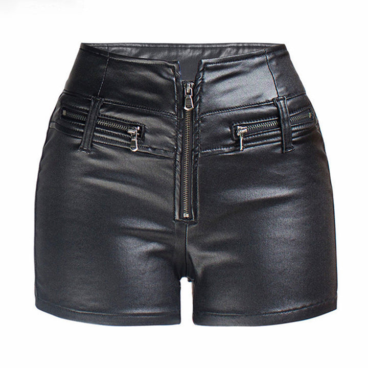 Faux Leather Shorts