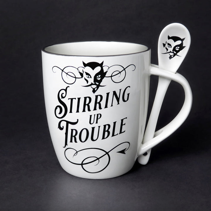 Trouble Mug & Spoon Set