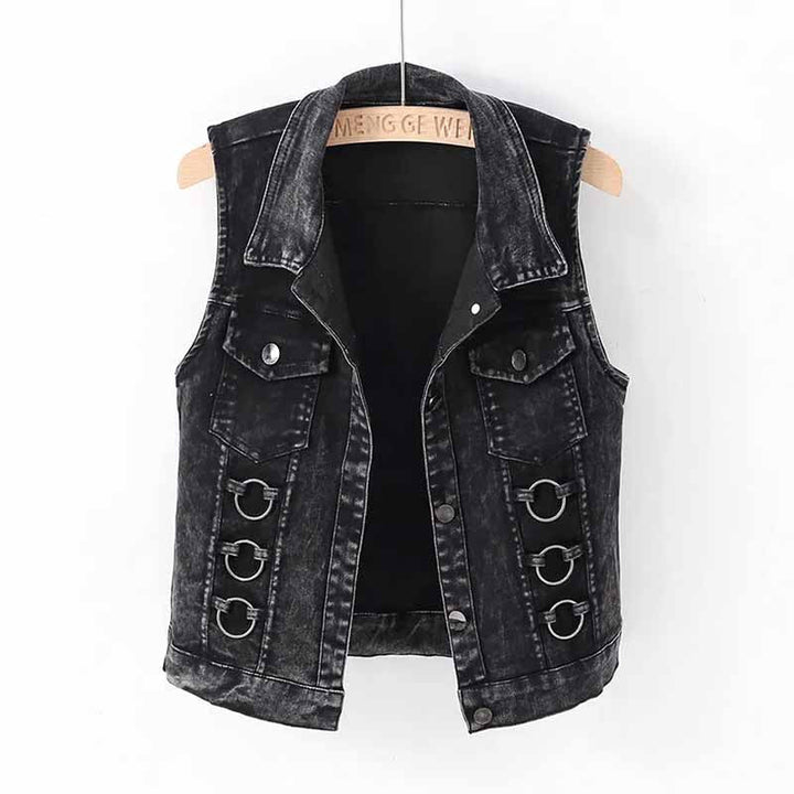 Women's Denim Vest