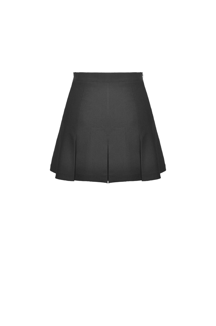 Buckled Chain Mini Skirt