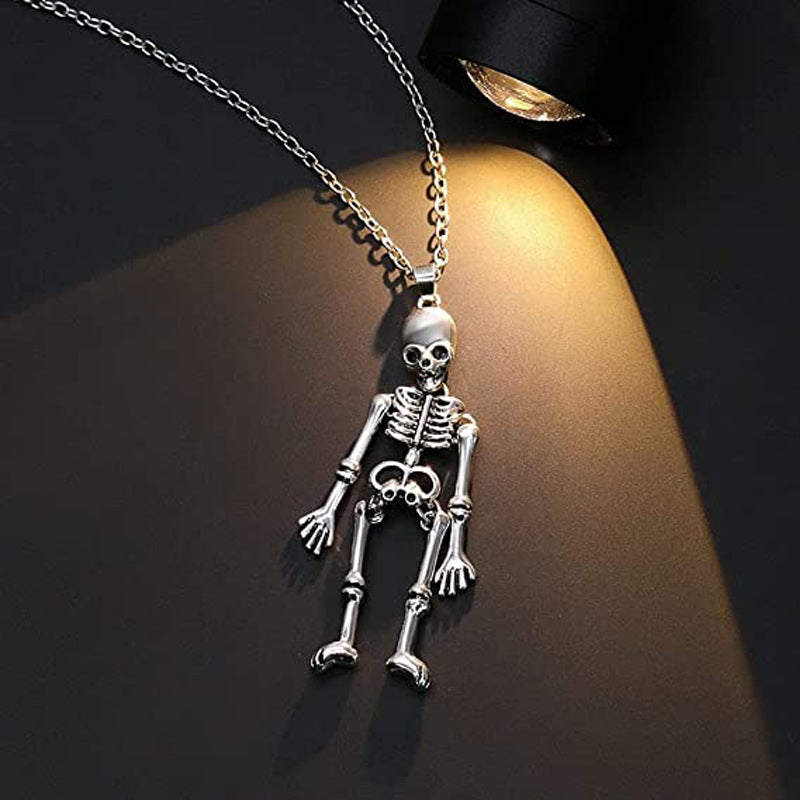 Skeleton Pendant Necklace