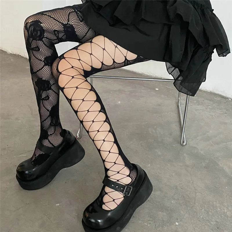 Gothic Mesh Tights