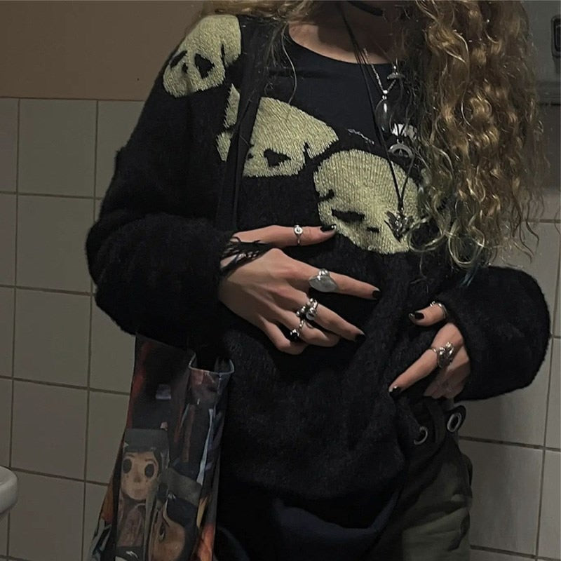 Women's Skull Sweater