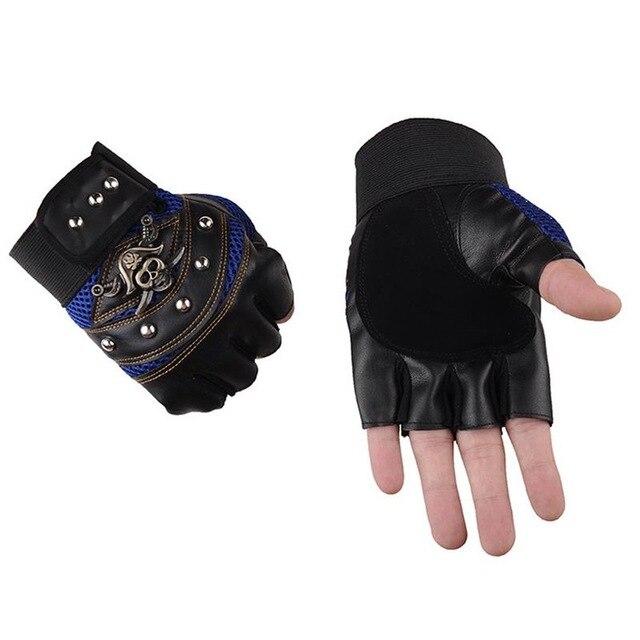 Motorcyclist Leather Gloves