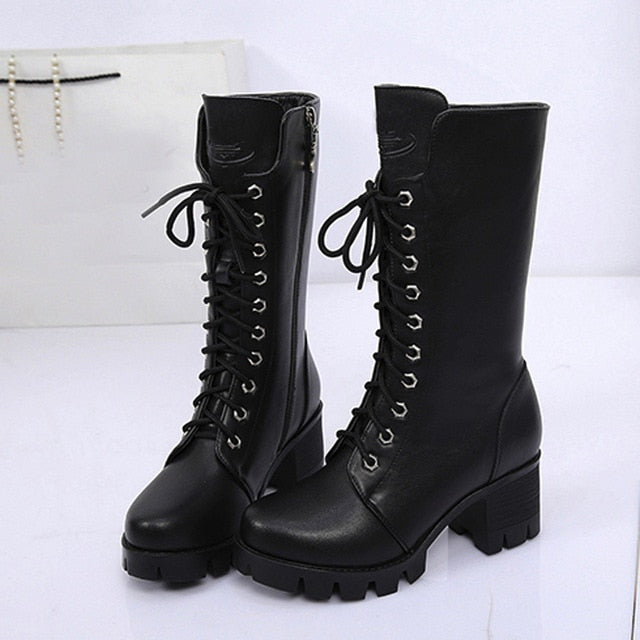 Military Madam Boots