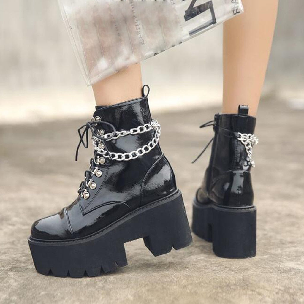 The Ankle Chain Boots