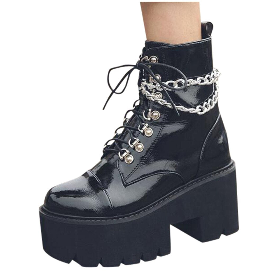 The Ankle Chain Boots