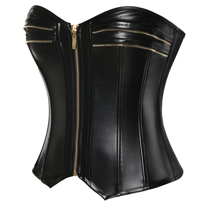 Wonder Goth Leather Bustier