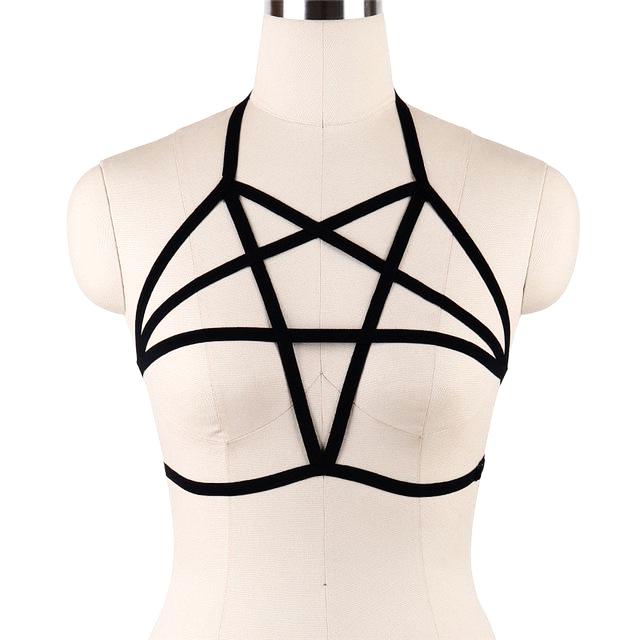 Pentagram Harness Bra