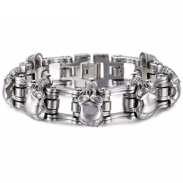 Link Skull Bracelet