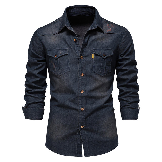 Denim Long Sleeve Shirt